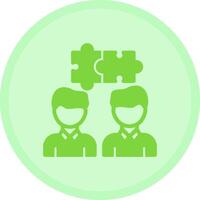 Team Building Multicolor Circle Icon vector