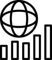 Globe Line Icon vector