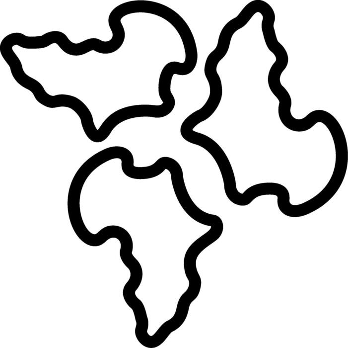 Continents Outline Vector Art, Icons, and Graphics for Free Download