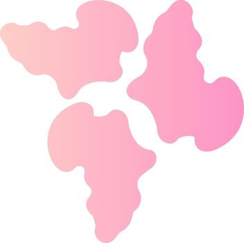 World Map Solid Multi Gradient Icon vector