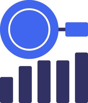 Analysis Solid Two Color Icon vector
