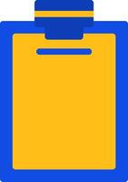 Clipboard Flat Two color Icon vector