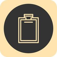 Clipboard Linear Round Icon vector