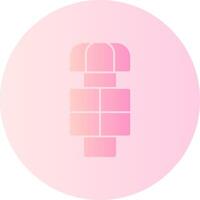 Hopscotch Gradient Circle Icon vector