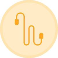 Jump Rope Multicolor Circle Icon vector