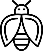 Firefly Line Icon vector