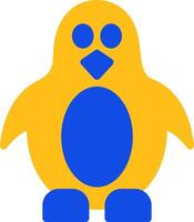 Penguin Flat Two color Icon vector