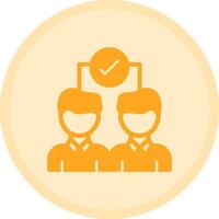 Team Multicolor Circle Icon vector