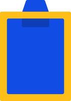 Clipboard Flat Two color Icon vector