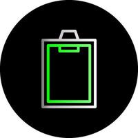 Clipboard Dual Gradient Circle Icon vector