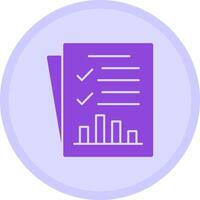 Status Report Multicolor Circle Icon vector