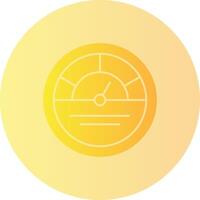 KPI Gradient Circle Icon vector