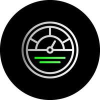 KPI Dual Gradient Circle Icon vector