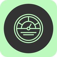 KPI Linear Round Icon vector