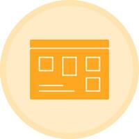 Scrum Board Multicolor Circle Icon vector