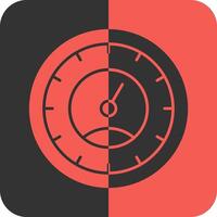 Velocity Red Inverse Icon vector