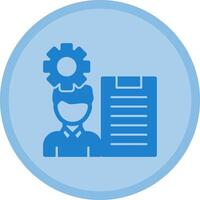 Project Manager Multicolor Circle Icon vector