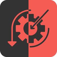 Scope Red Inverse Icon vector