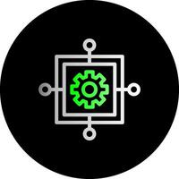 Scope Creep Dual Gradient Circle Icon vector