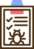 Bug Color Filled Icon vector