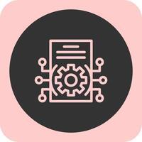 Integration Linear Round Icon vector
