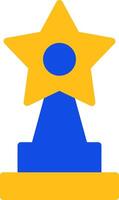 Trophy Flat Two color Icon vector