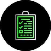 Application Form Dual Gradient Circle Icon vector
