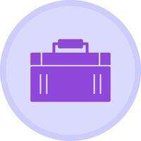 Suitcase Multicolor Circle Icon vector