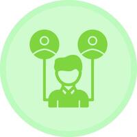 Referral Multicolor Circle Icon vector