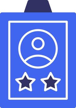 experiencia sólido dos color icono vector