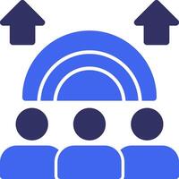 Inclusion Solid Two Color Icon vector