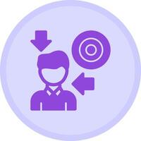 Headhunter Multicolor Circle Icon vector