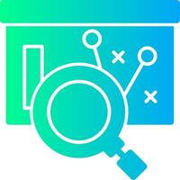Recruitment Strategy Solid Multi Gradient Icon vector