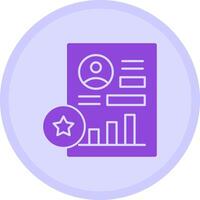 Performance Review Multicolor Circle Icon vector