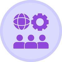 Company Culture Multicolor Circle Icon vector