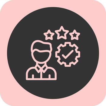 Values Linear Round Icon vector