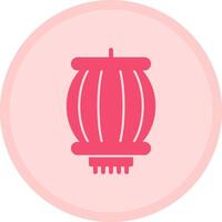 Lantern Festival Multicolor Circle Icon vector