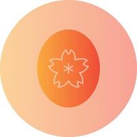 Jade Gradient Circle Icon vector