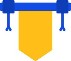 Spring Scroll Flat Two color Icon vector