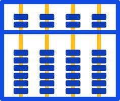 Abacus Flat Two color Icon vector