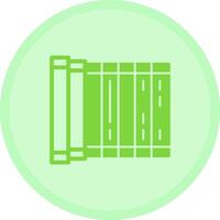 Bamboo Scroll Multicolor Circle Icon vector