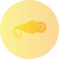 Auspicious Cloud Gradient Circle Icon vector