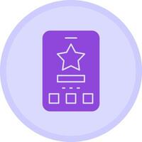 Star Multicolor Circle Icon vector