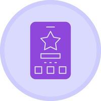 Star Multicolor Circle Icon vector