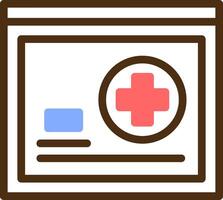 Add Color Filled Icon vector