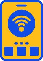 Wi-Fi Flat Two color Icon vector