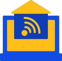 Home Automation Flat Two color Icon vector