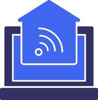 Home Automation Solid Two Color Icon vector