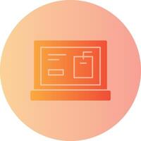 Tags Gradient Circle Icon vector