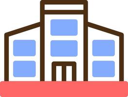 Library Color Filled Icon vector